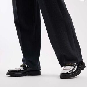 ASOS Black and White Men's Loafers